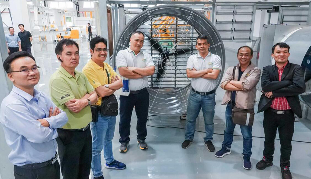 泰国正大卜蜂食品公司（CPF）团队到访正大机电企业参观交流